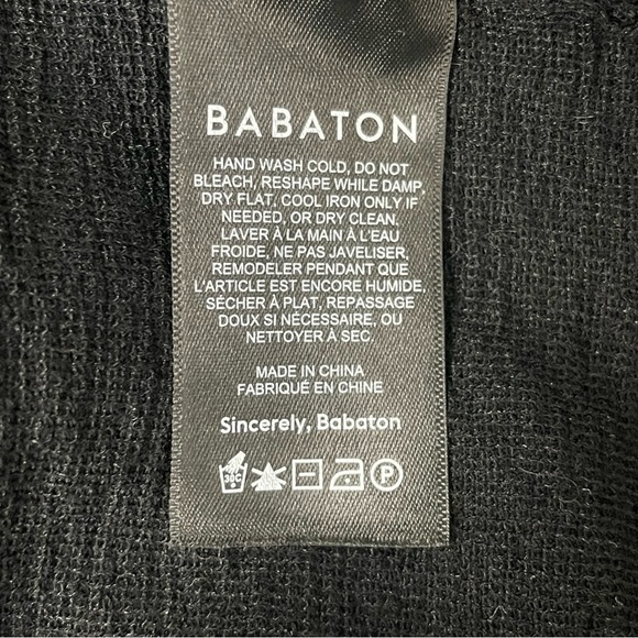 Aritzia Babaton Lucida Cardigan Black XS - Picture 8 of 10